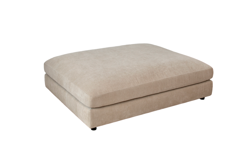 Reeves Ottoman - Exclusive Cobblestone