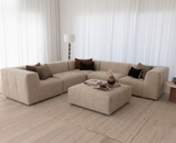 Saatchi 5 Piece Corner Modular - Preston Marshmallow