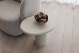Pebble Side Table - Matte Latte
