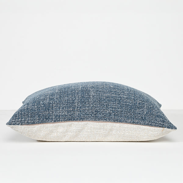 Ocean Texture Fabric Lumbar Cushion