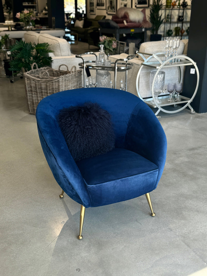 Como Accent Chair - Navy