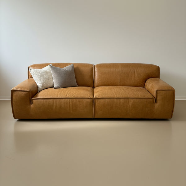 Arlo Full Aniline Leather 2 Seater Sofa