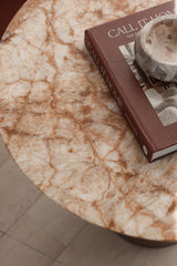 Theo Side Table - Cream & Mocha