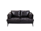 Rogue FULL ANILINE LEATHER 2 Seater - Coal