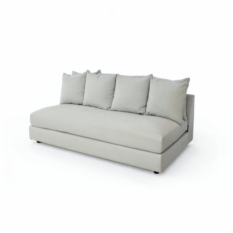Sidney 2.5 Seater Armless - Cuddle Grey Gum