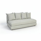 Sidney 2.5 Seater Armless - Cuddle Grey Gum