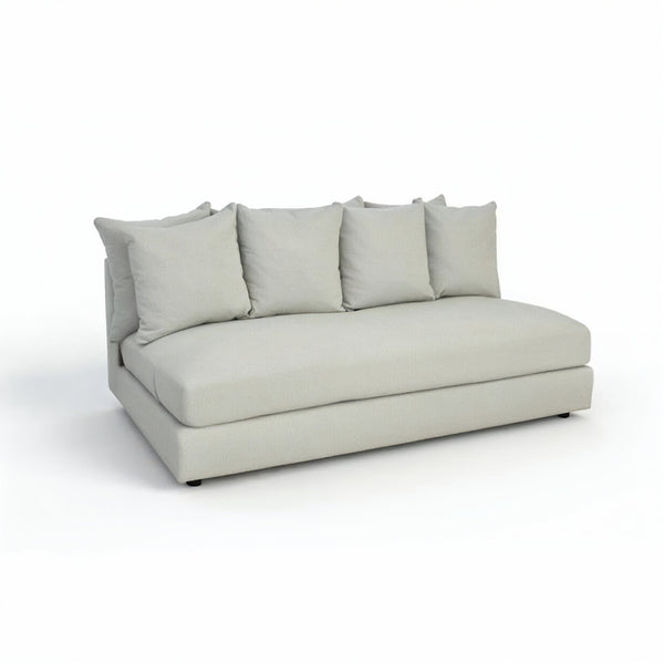Sidney 2.5 Seater Armless - Cuddle Grey Gum