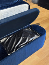 Edie Storage Bench - Blue