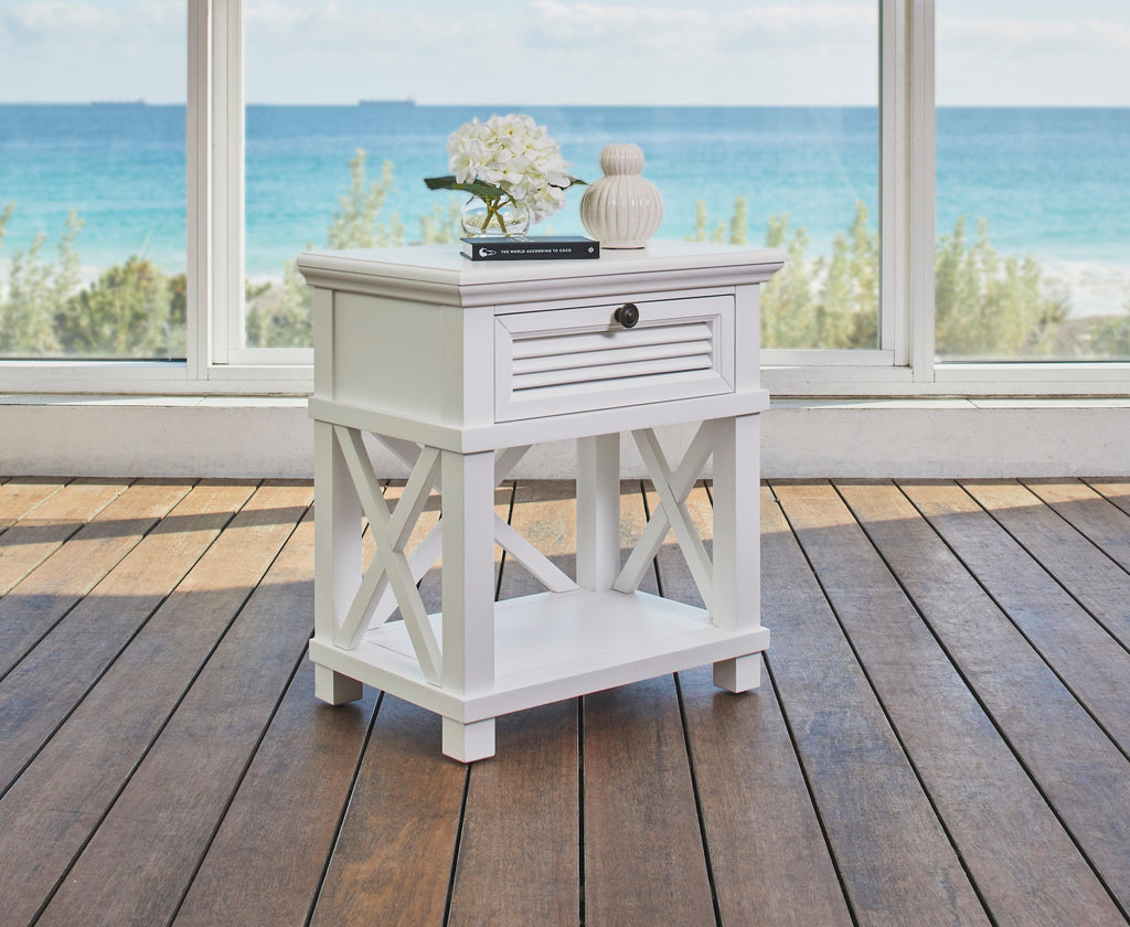 Beach style bedside deals tables