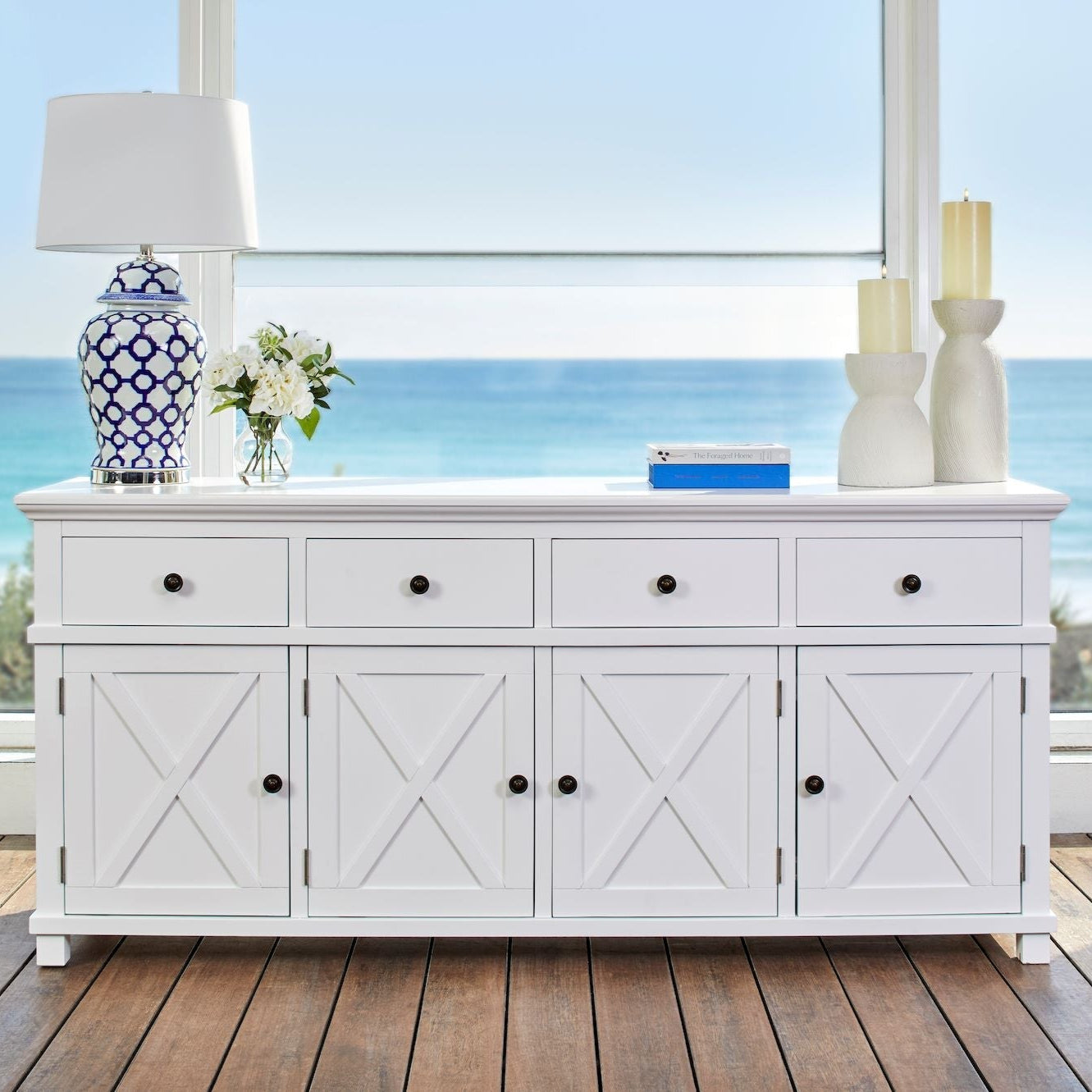 Buy Hampton 4 Door 4 Drawer Sideboard in Perth, Osborne Park, Joondalup