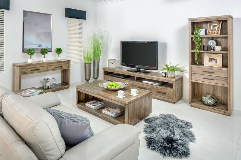 Buy Seville Tasmanian Oak Walpole Entertainment Unit in Perth