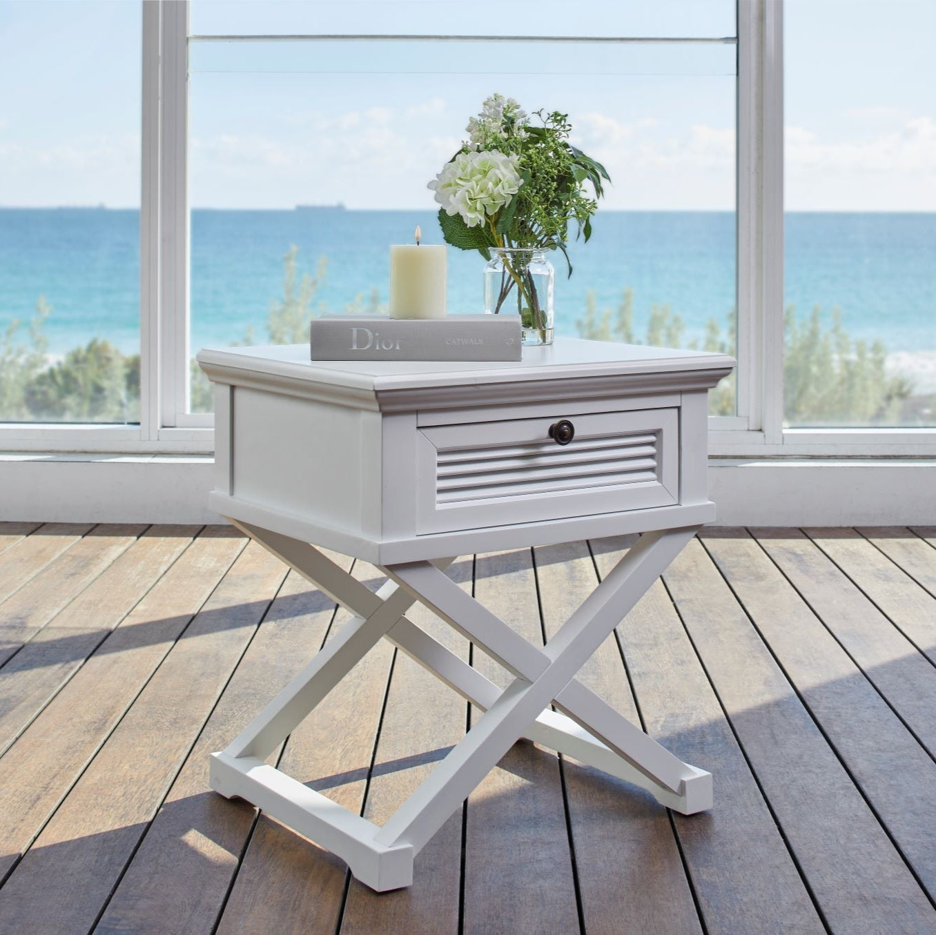 Buy Hamptons Style Long Beach Side Table in Perth, Osborne Park