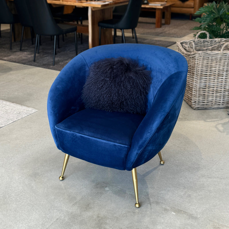 Como Accent Chair - Navy