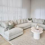 Sidney 2.5 Seater Armless - Cuddle Grey Gum