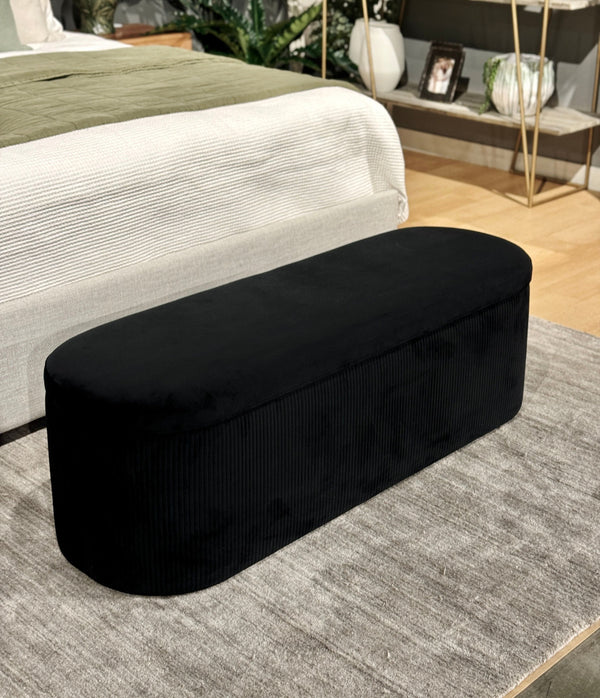 Edie Storage Bench - Black