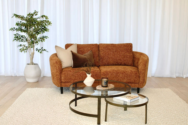 Blaire 2 Seater - Caramel