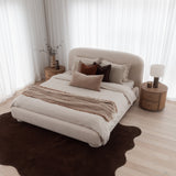 Ovalo Bed - Ecru