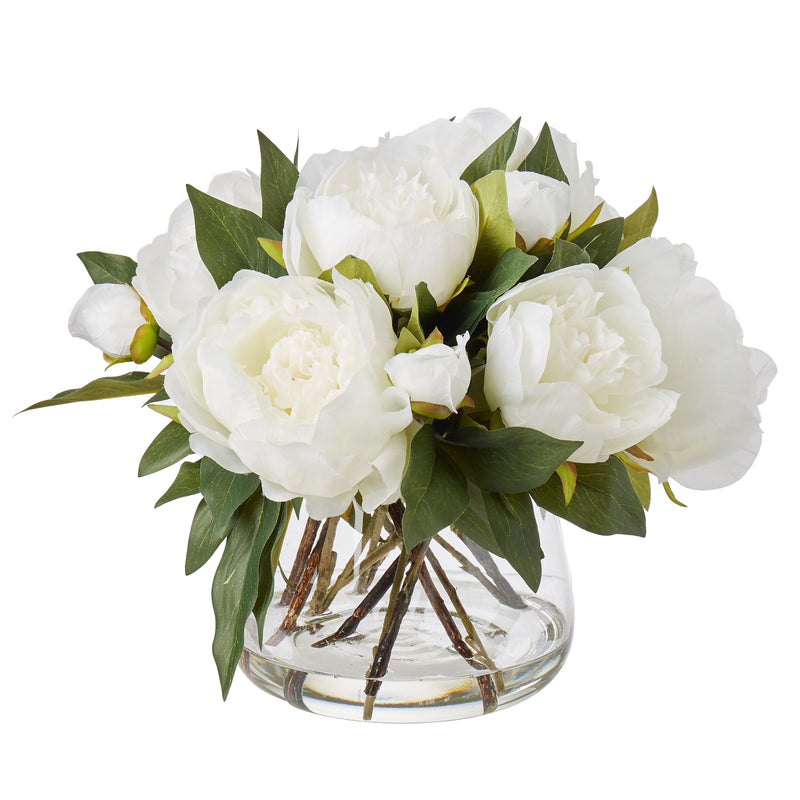 Peony Classic Bowl - White