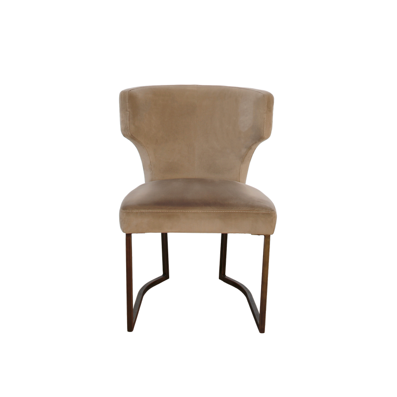 Gigi Velvet Dining Chair - Champagne