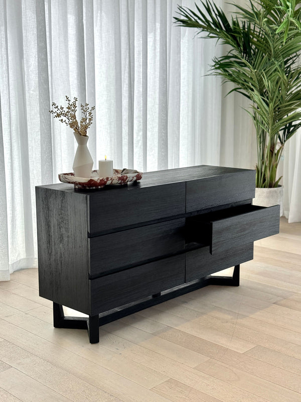 Marcelo 6 Drawer Dressing Table