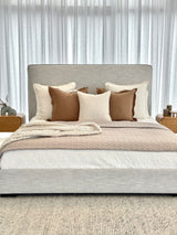 Orlando Bed - Light Grey