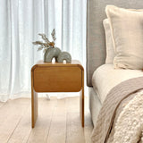 Oslo Bedroom Side Table - Natural