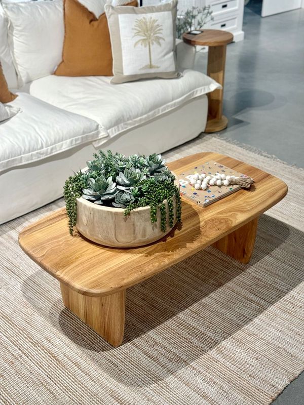 Skylar Organic Oval Coffee Table