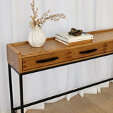 Portland 4 Drawer Console