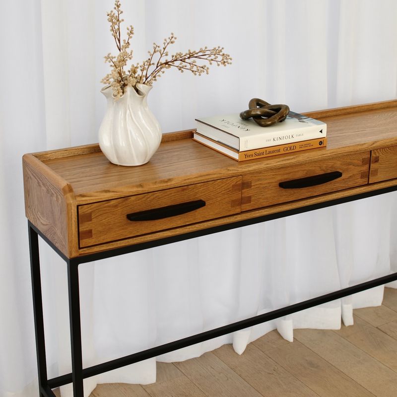 Portland 4 Drawer Console