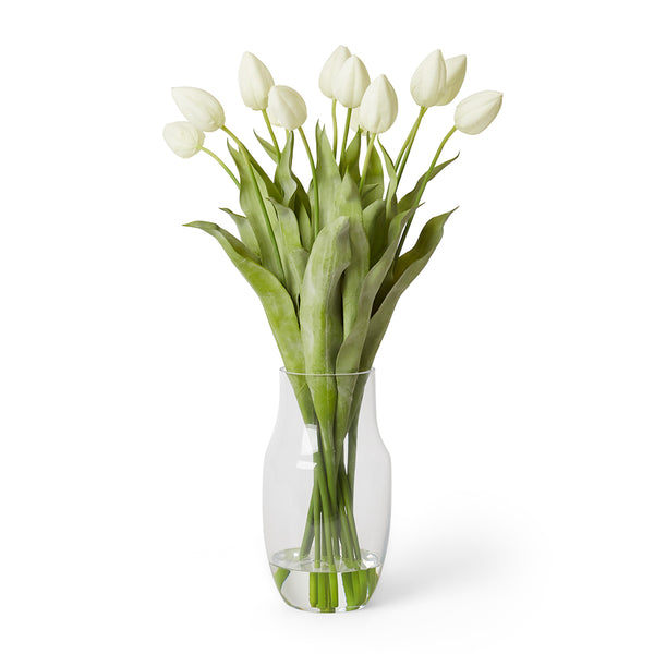 Tulip (White) - Romy Vase