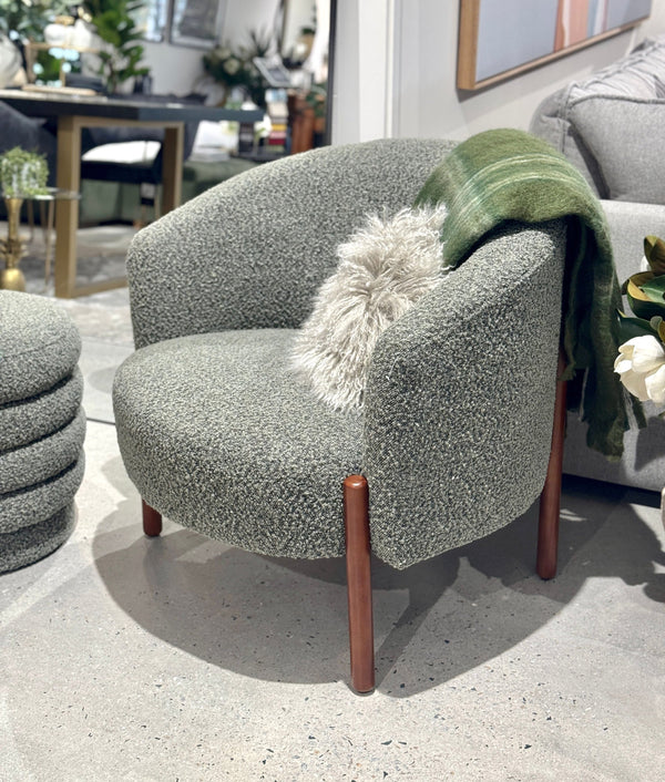 Tiana Boucle Armchair - Sage