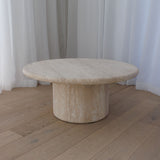 Alto 800 Coffee Table - White Travertine