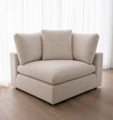 Replica Cloud Single Seat with Arm/Corner - Harpo Natural