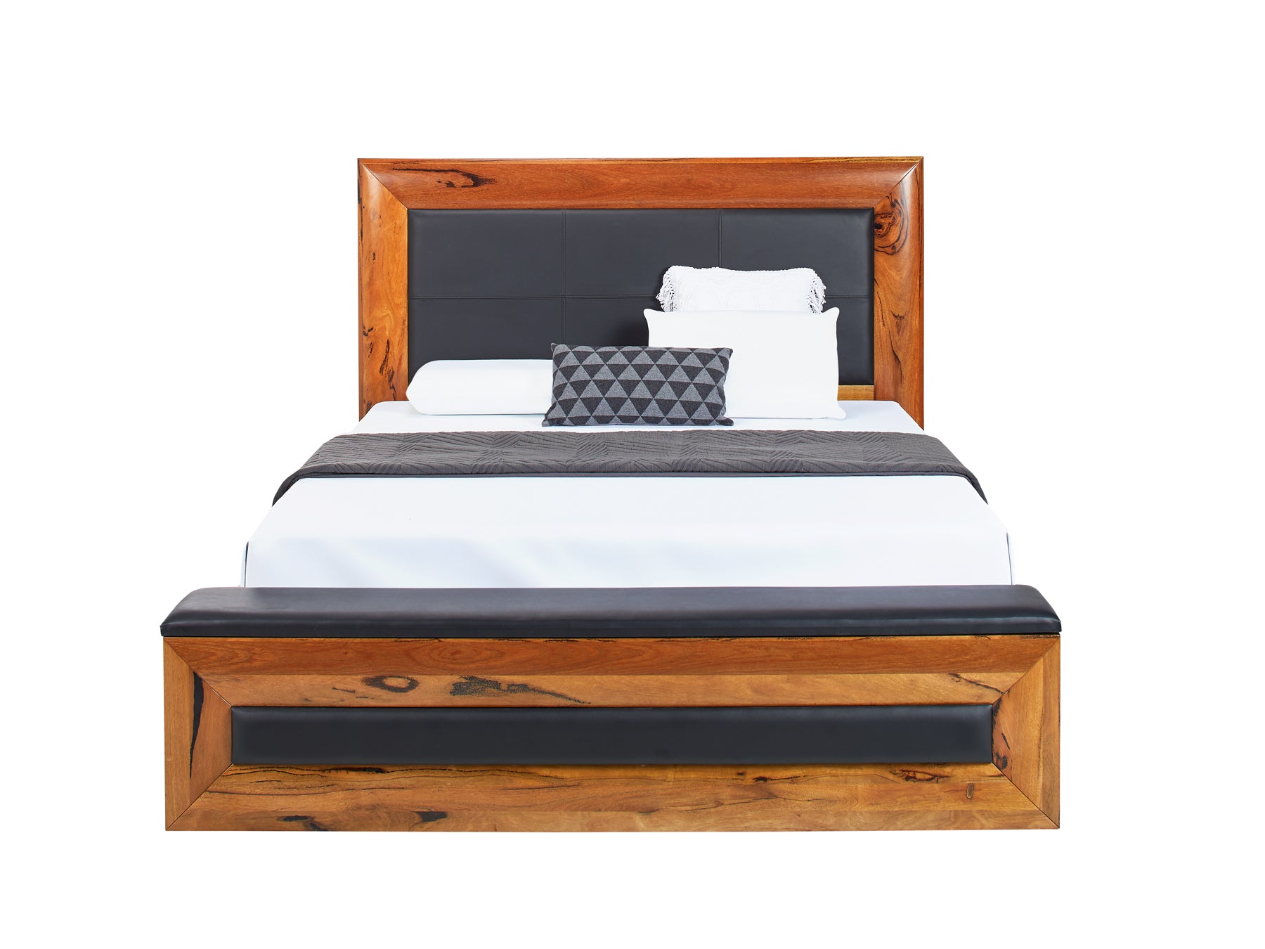 Buy Armani Premium Marri Timber Bed & Frame in Perth, Osborne Park, Joondalup The Furniture