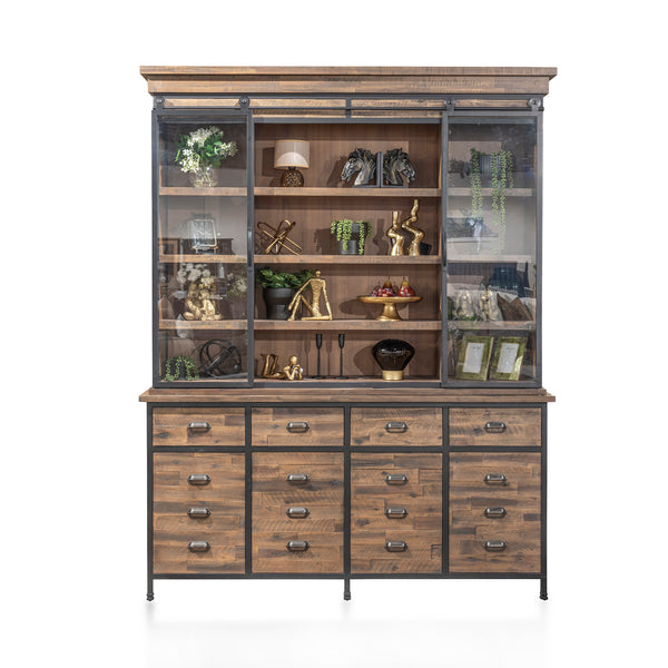 Artisan Display Cabinet with 2 Sliding Doors