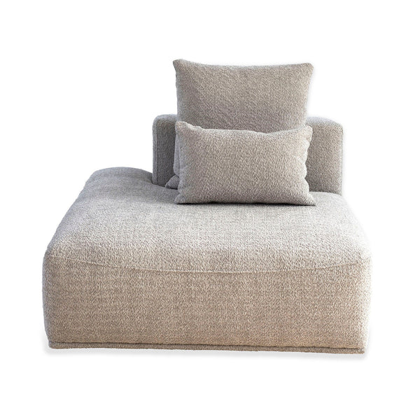 Axel 2 Seater Left Terminal - Grey Gum