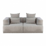 Axel 3 Seater Lounge - Grey Gum