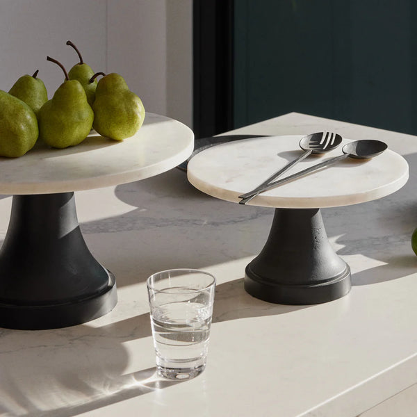Beesh Iron Salad Servers - Pewter