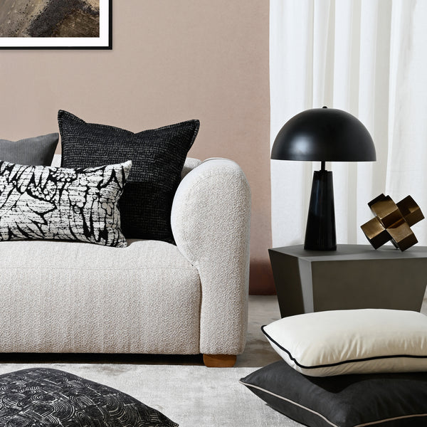 Black Palm Lumbar Cushion