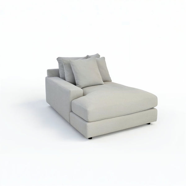 Sidney LHS Chaise - Cuddle Grey Gum