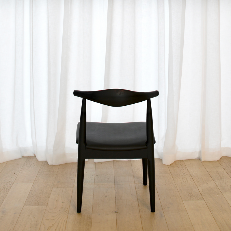 Elm Elbow Chair - Black