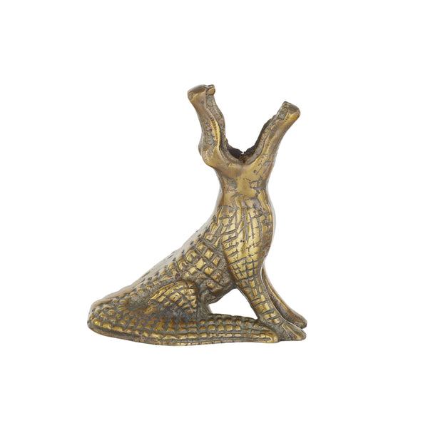 Croc Metal Candle Holder