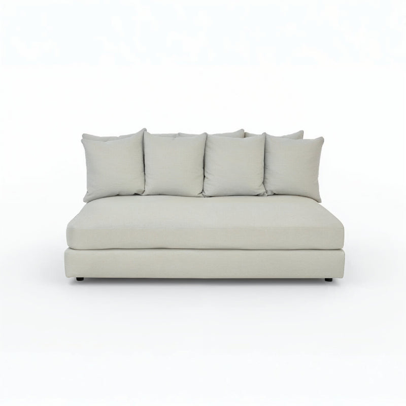 Sidney 2.5 Seater Armless - Cuddle Grey Gum