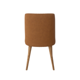 Camden Dining Chair - Cognac with Honey Oak Legs