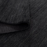 Carmine Hand-Knotted Wool Rug - Charcoal