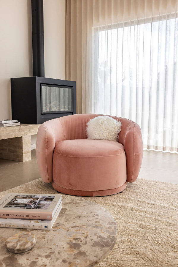 Catalina Armchair - Blush