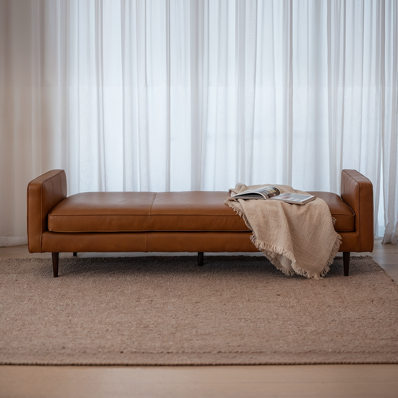 Chiswick Leather Ottoman