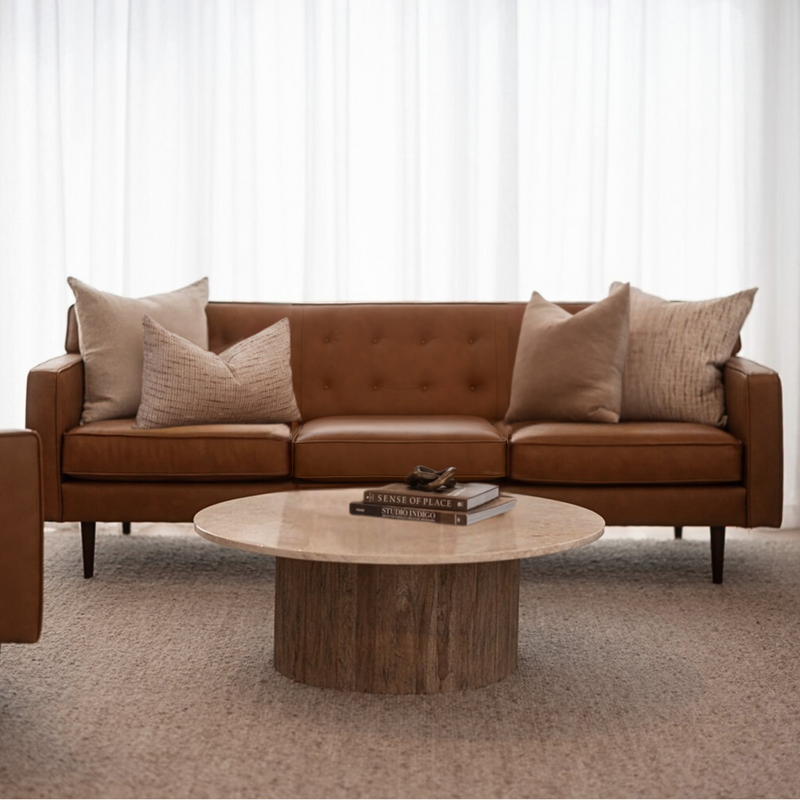 Chiswick Leather 3 Seater Sofa