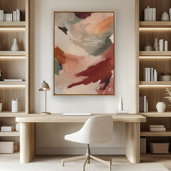 Clay Horizons II Canvas - Woodland Natural Frame