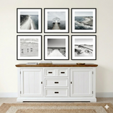 Blue Boathouse - Black Frame